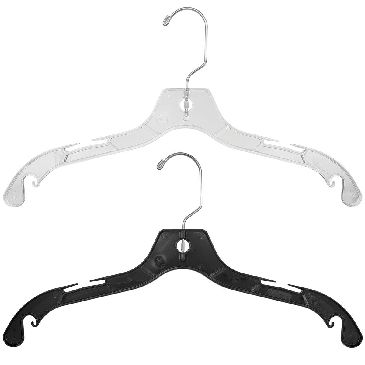 17" Medium Weight Top Hangers | 100 Pack - Eddie's Hang-Up Display Ltd.