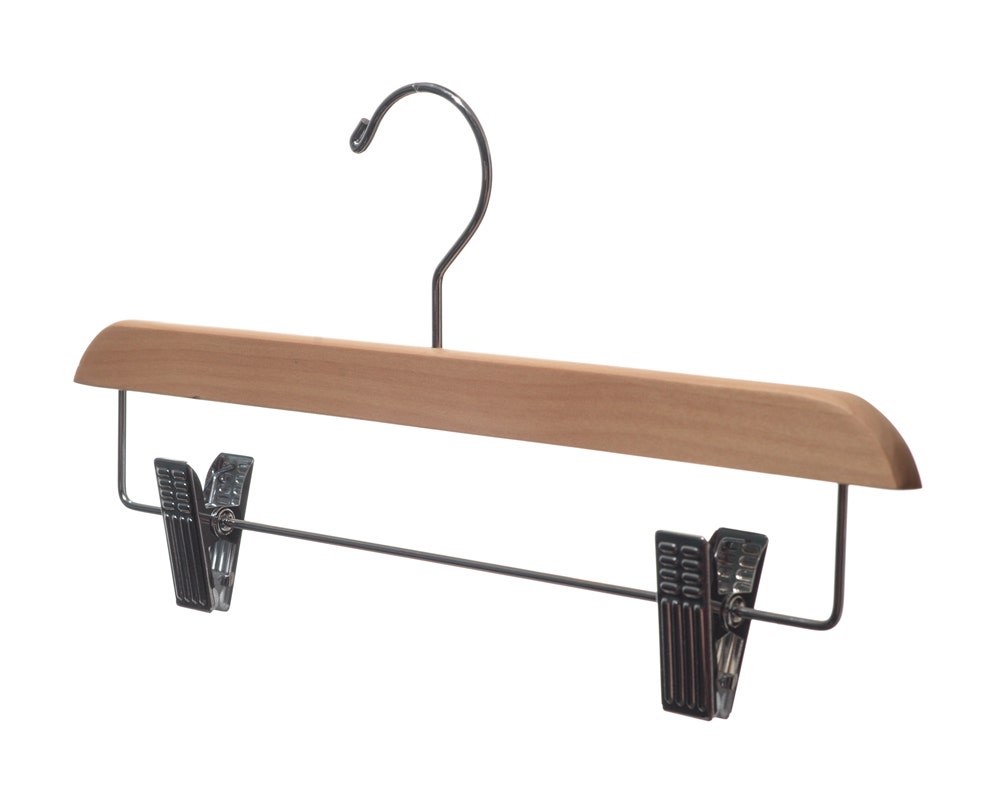 Wooden Pant Hangers | 100 PK - Eddie's Hang-Up Display Ltd.