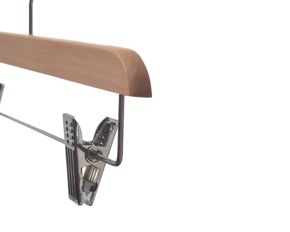 Wooden Pant Hangers | 100 PK - Eddie's Hang-Up Display Ltd.