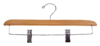 Wooden Pant Hangers | 100 PK - Eddie's Hang-Up Display Ltd.