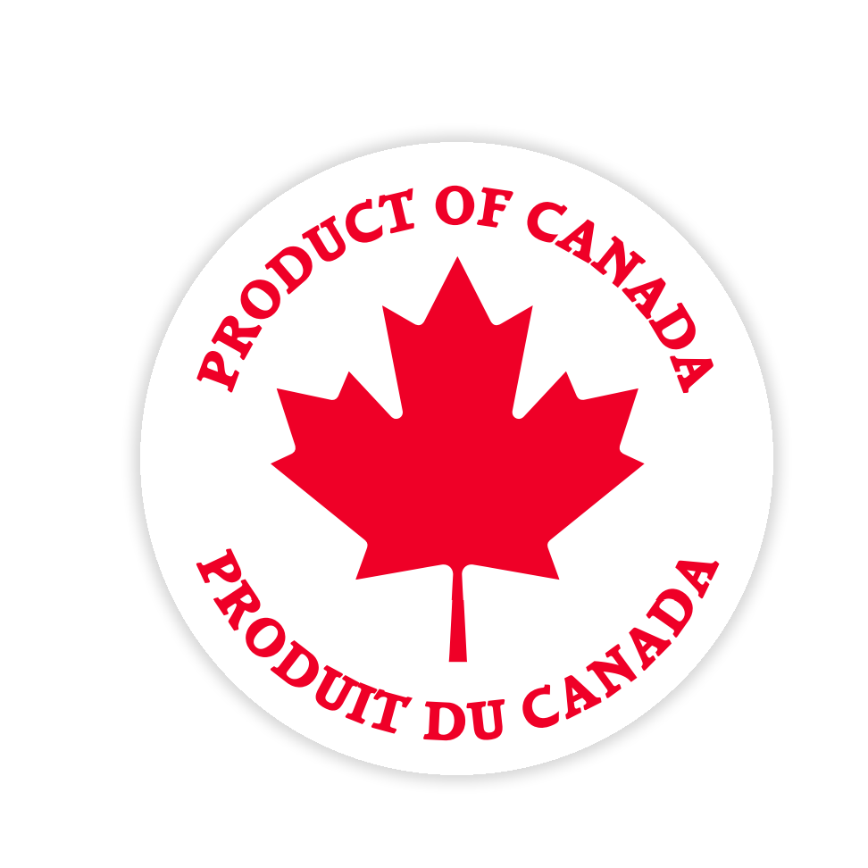 "PRODUCT OF CANADA" Sticker / Label | 1000 Per Roll