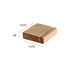 Wood Block Ticket Holder | 25 Pack - Eddie's Hang-Up Display Ltd.