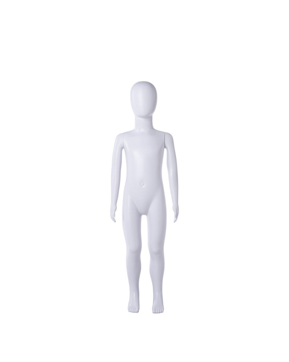 Child Mannequin | White | 7-8 Year Old Kid - Eddie's Hang-Up Display Ltd.