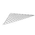 Triangular Grid Shelf | Chrome - Eddie's Hang-Up Display Ltd.