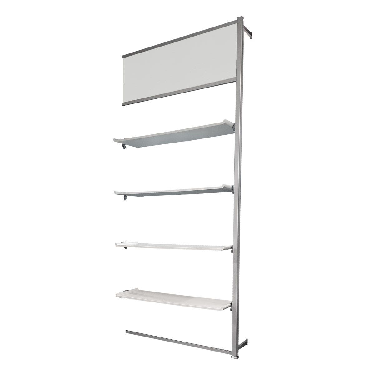 Contempo 4' Shelf Add-On Unit (CLEARANCE) - Eddie's Hang-Up Display Ltd.