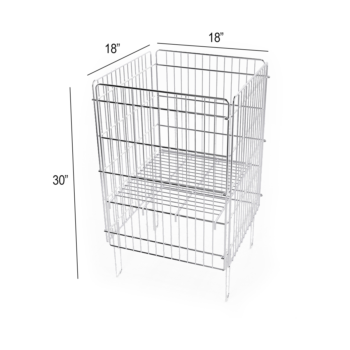 Wire Dump Bins - Eddie's Hang-Up Display Ltd.