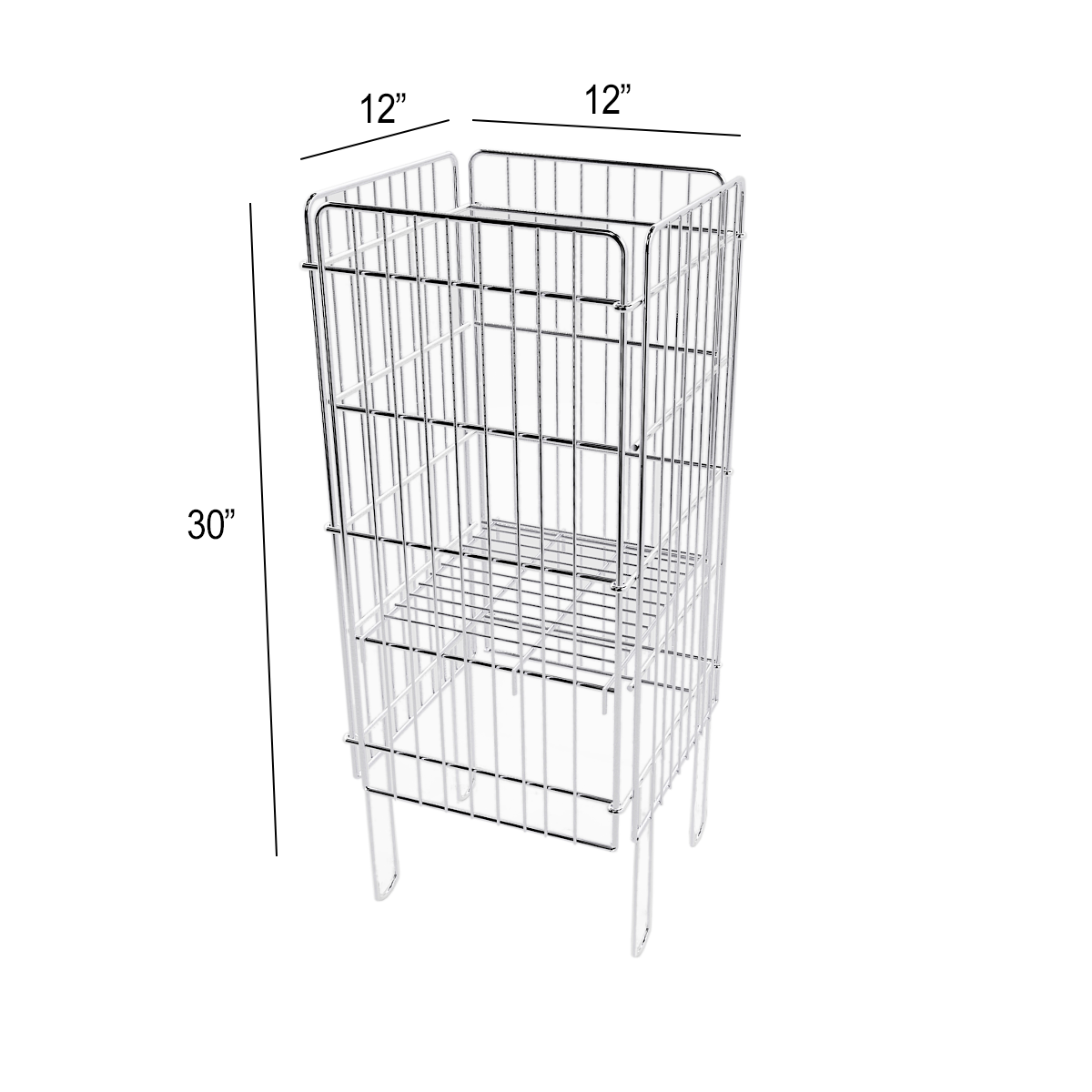 Wire Dump Bins - Eddie's Hang-Up Display Ltd.