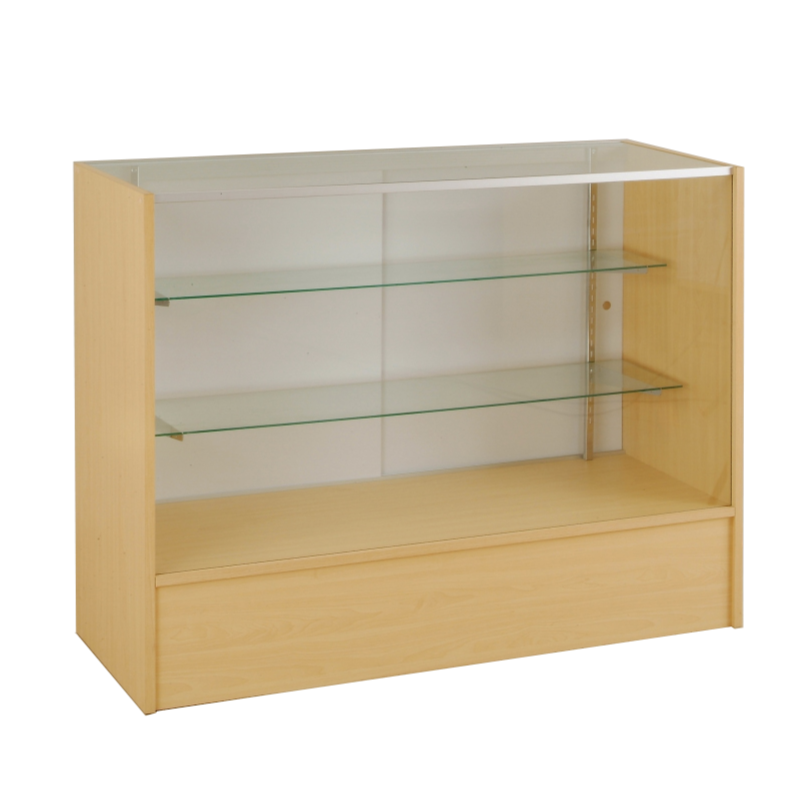 Retail Counter & Glass Display Case Combo | 2 Shelves - Eddie's Hang-Up Display Ltd.