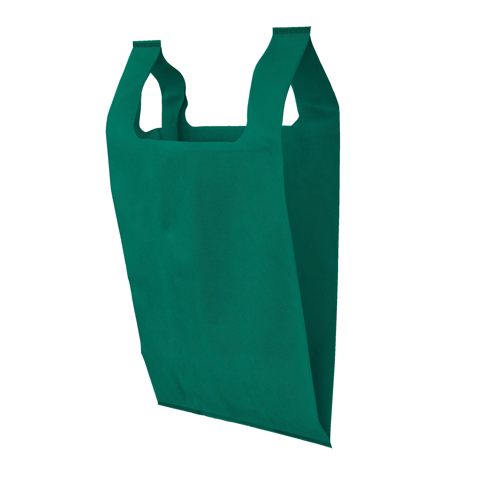 Green non-woven t-shirt bag