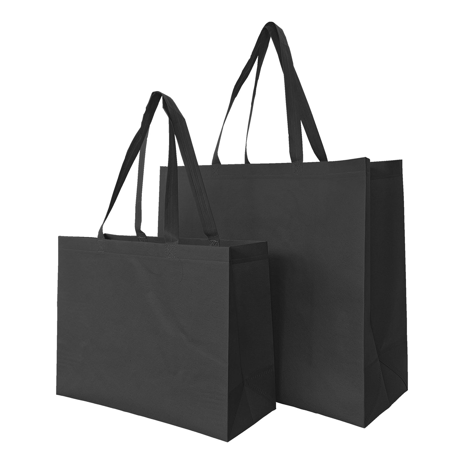 Non-Woven Reusable Black Shopping Bags