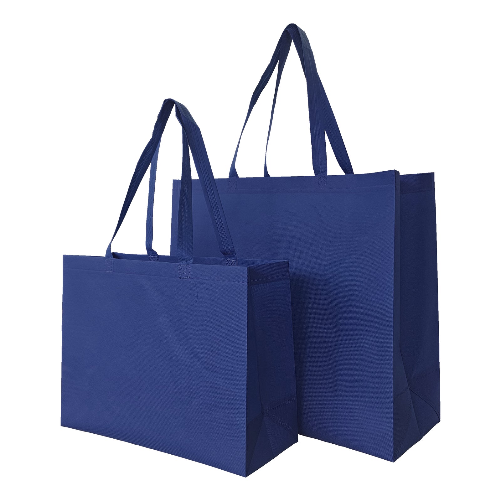 Blue Reusable Non-Woven Shopping Bags