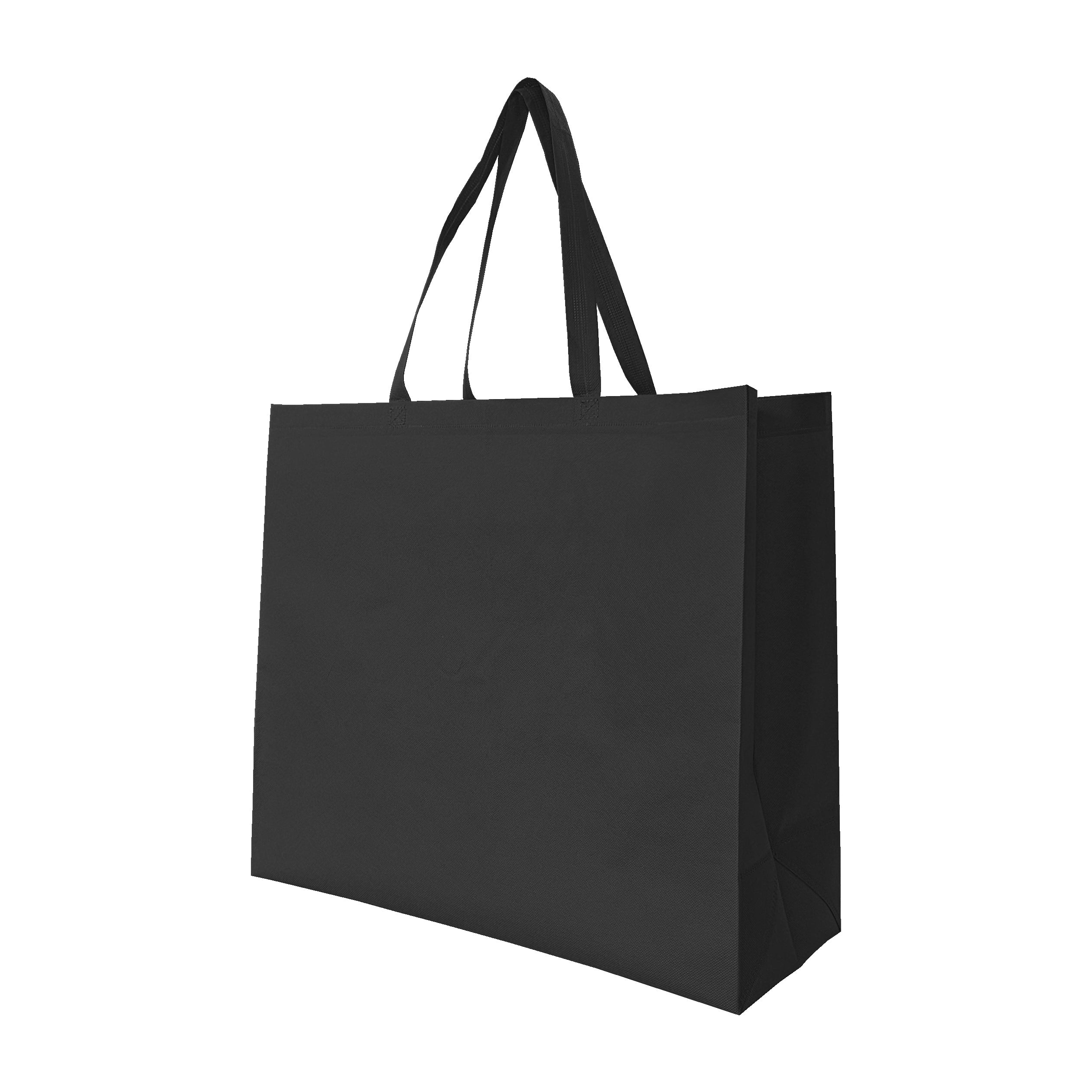 Black Jumbo Non-Woven Reusable Shopping Bag