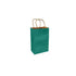 Aqua Teal 100% Recycled Kraft Paper Bags With Handles - Eddie's Hang-Up Display Ltd.