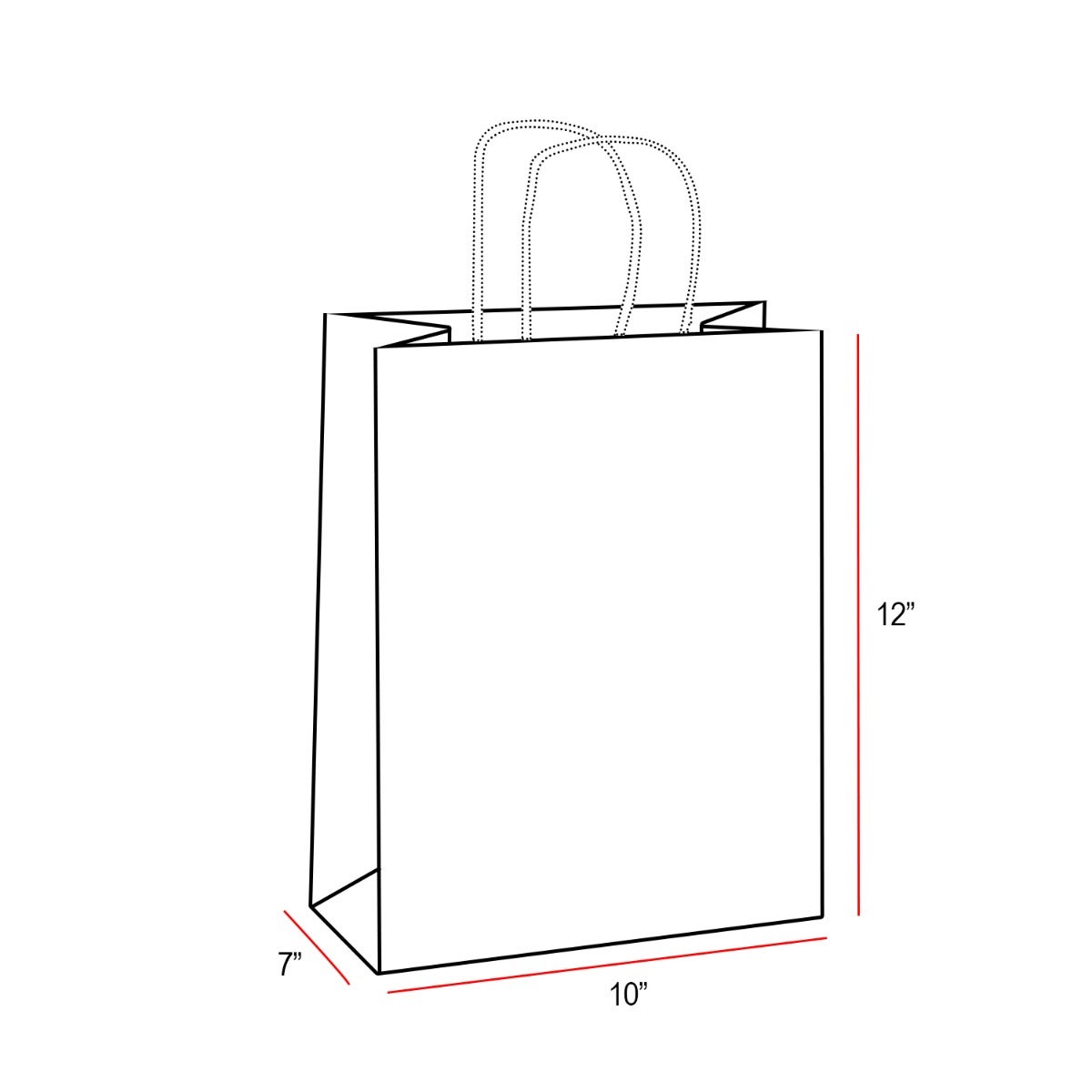 100% Recycled Paper Shopping Bags | Kraft Brown | Twisted Paper Handles - Eddie's Hang-Up Display Ltd.