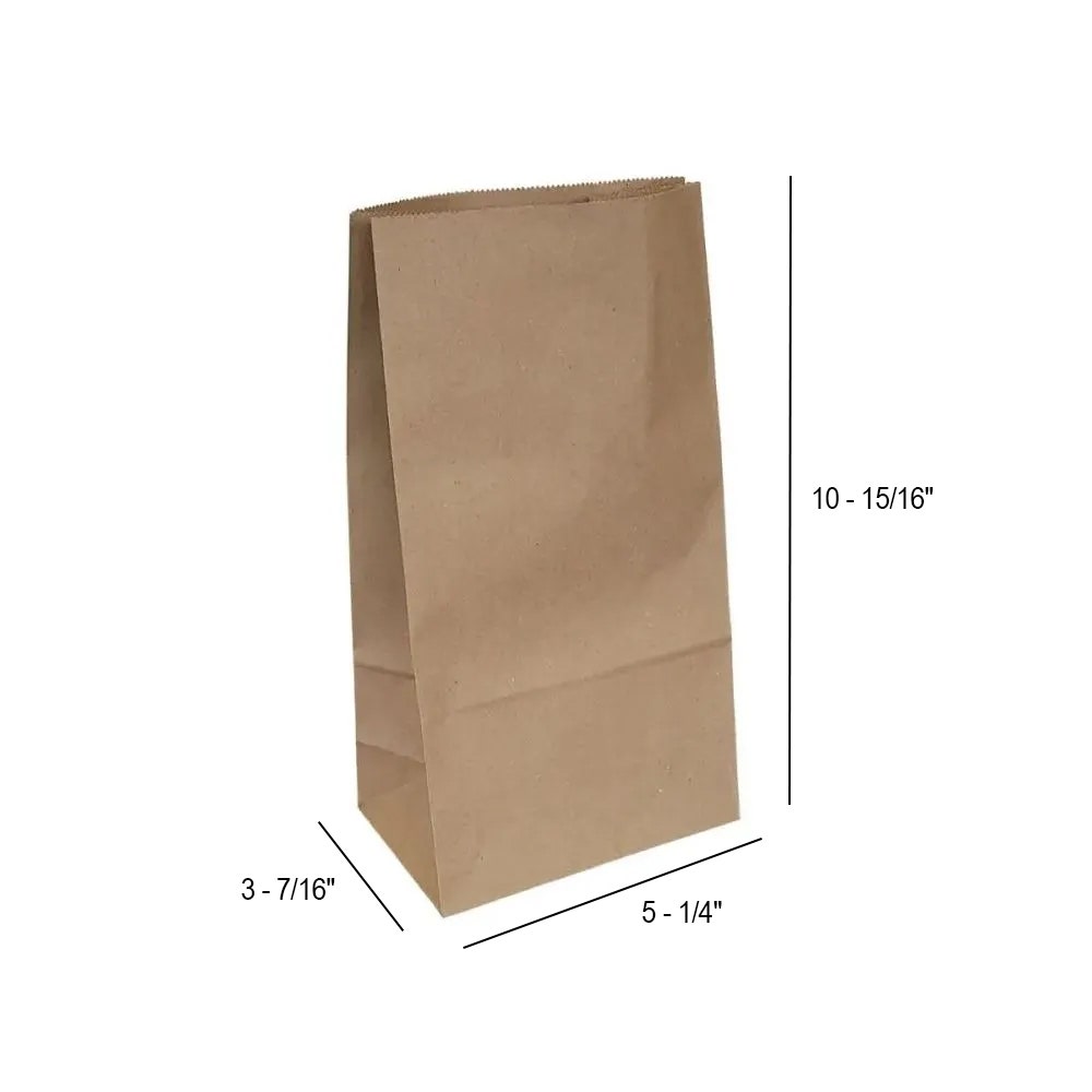 Kraft Shopping Bags | 100% Recycled | Hardware Style | 50 Pk - Eddie's Hang-Up Display Ltd.