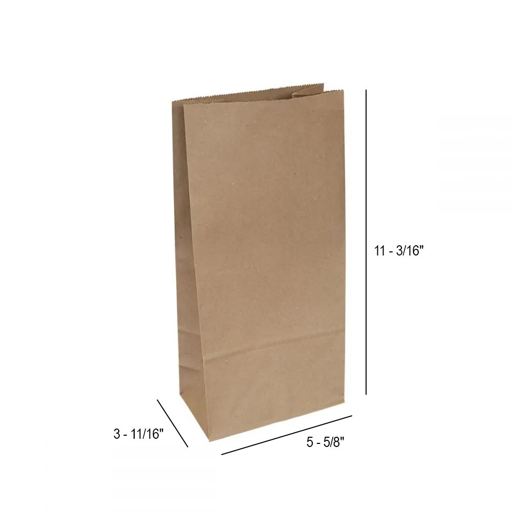 Kraft Shopping Bags | 100% Recycled | Hardware Style | 50 Pk - Eddie's Hang-Up Display Ltd.