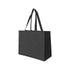 Large Black Reusable Non-Woven Shopping Bag