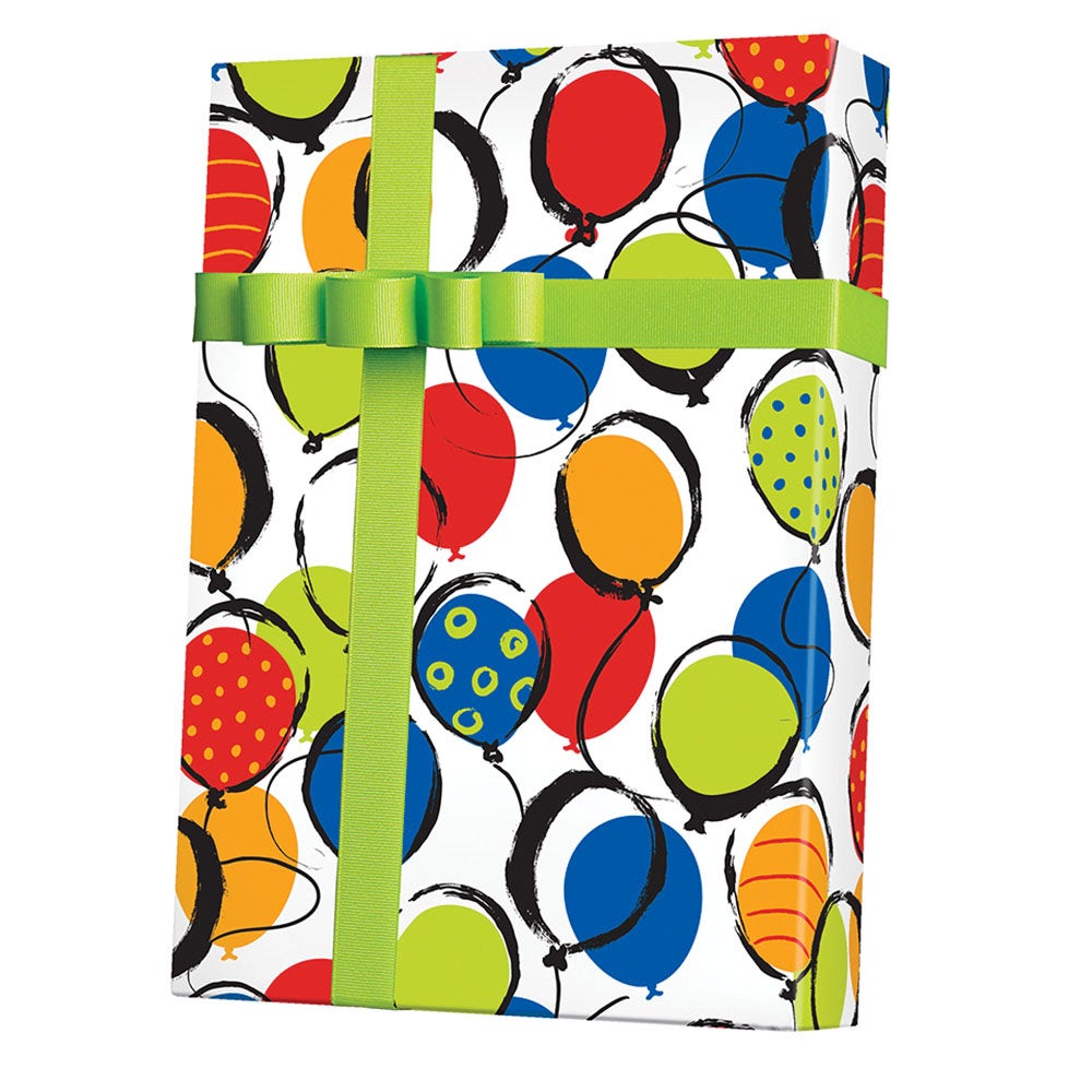 Balloon Pop Gift Wrap