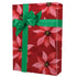 Pearlized Poinsettias Gift Wrap