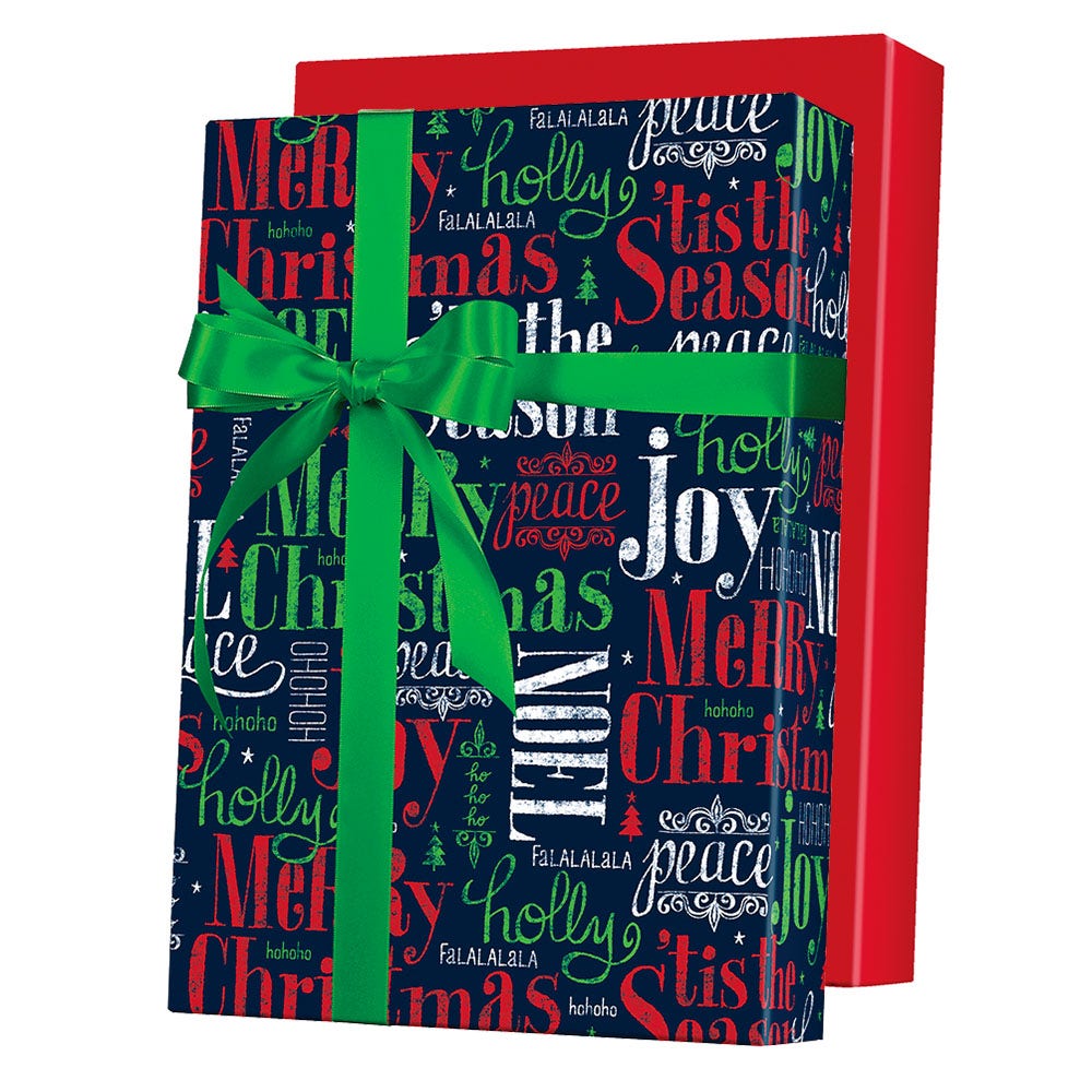 Tis The Season Reversible Gift Wrap