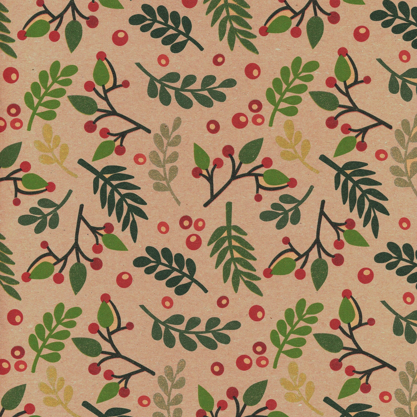 Winter Berries Gift Wrap