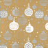 Gold Ornaments Metallic Gift Wrap