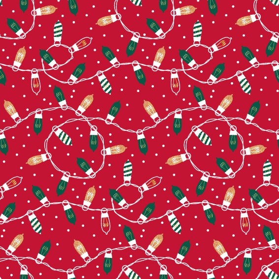 Christmas Stripe Kraft Gift Wrap