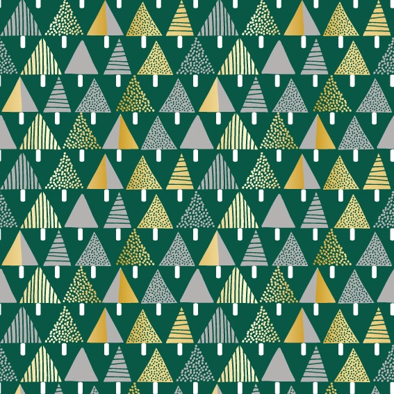 Christmas Stripe Kraft Gift Wrap