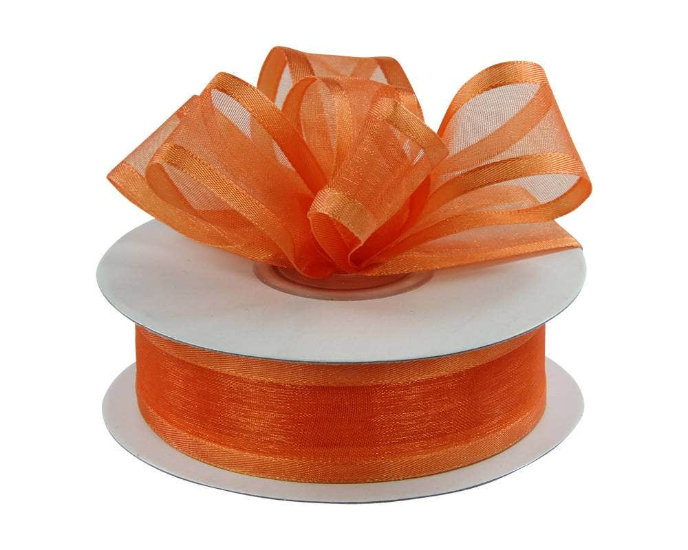 Satin Edge Sheer Ribbon | 100 Yard Rolls | Clearance - Eddie's Hang-Up Display Ltd.