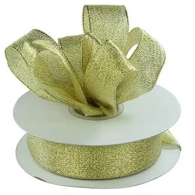 Metallic Taffeta Ribbon | 50 Yard Rolls - Eddie's Hang-Up Display Ltd.