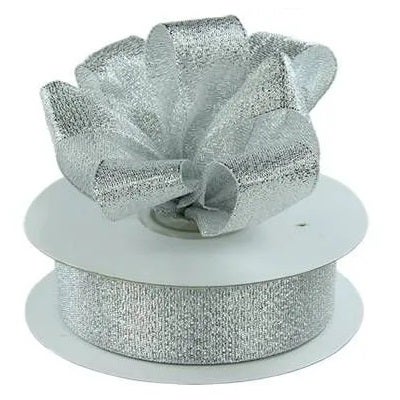 Metallic Taffeta Ribbon | 50 Yard Rolls - Eddie's Hang-Up Display Ltd.