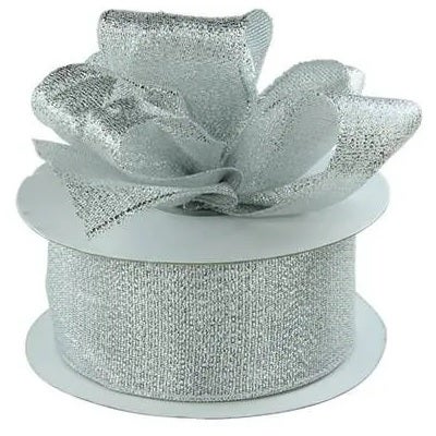 Metallic Taffeta Ribbon | 50 Yard Rolls - Eddie's Hang-Up Display Ltd.