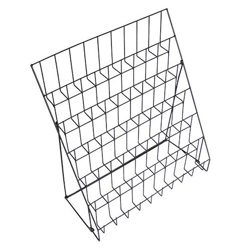 Six Tier Wire Countertop Literature Rack - Eddie's Hang-Up Display Ltd.