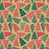 Red & Green Christmas Trees| Kraft | 24" x 100' - Eddie's Hang-Up Display Ltd.