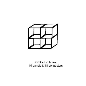 Modular Grid Cube Configurations