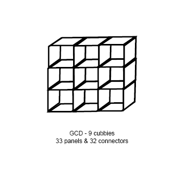 Modular Grid Cube Configurations