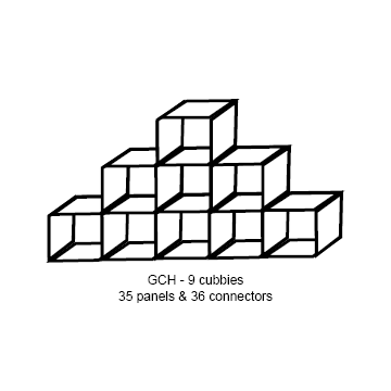 Modular Grid Cube Configurations