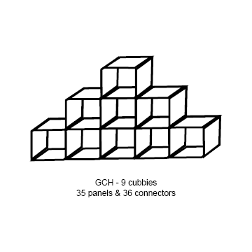 Modular Grid Cube Configurations