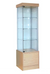 Glass Display Case Tower | Single Wide | LED Lights - Eddie's Hang-Up Display Ltd.