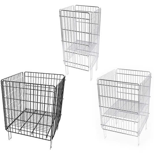 Wire Dump Bins & Basket Racks | Eddie's Hang-Up Display Ltd.