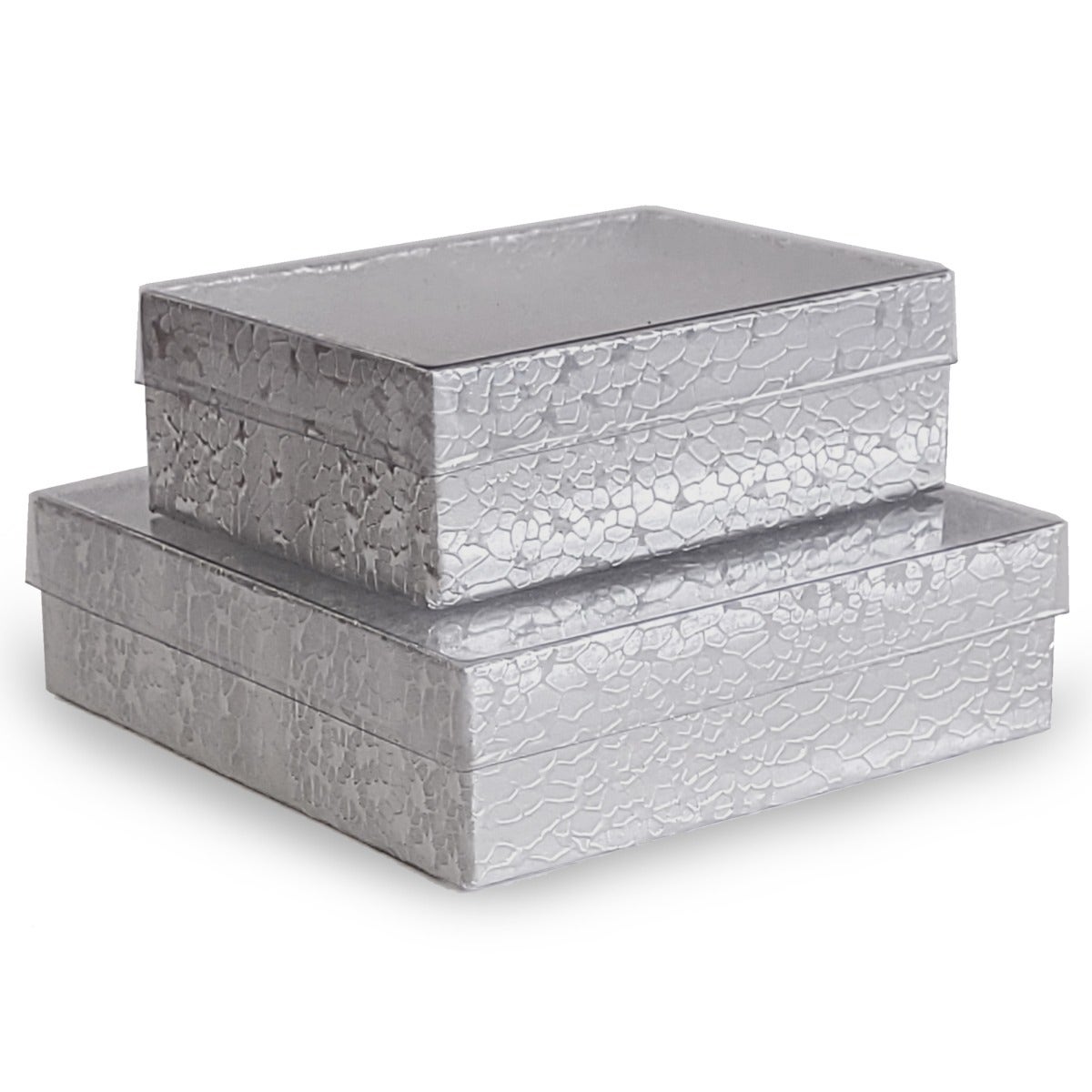 Jewellery Boxes | Silver With Clear Top - Eddie's Hang-Up Display Ltd.