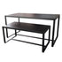 Nesting Display Tables | Reversible Top (Maple & Black) - Eddie's Hang-Up Display Ltd.