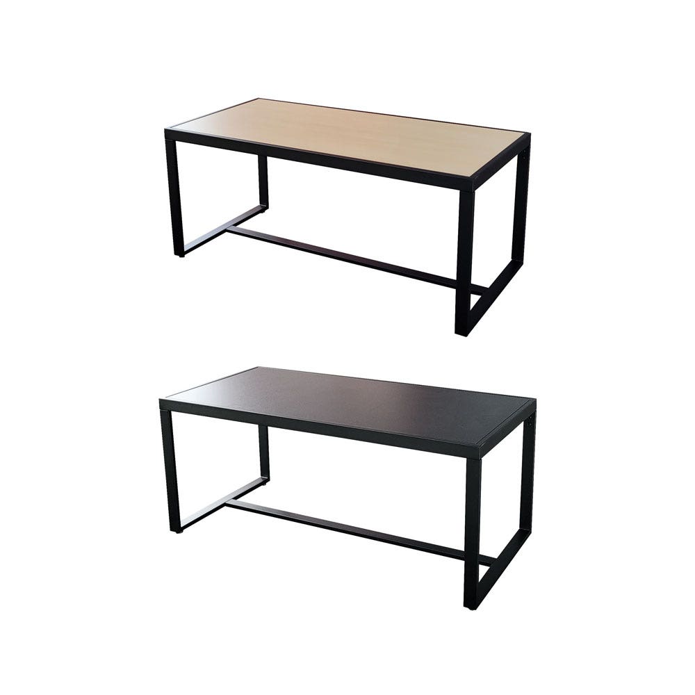 Nesting Display Tables | Reversible Top (Maple & Black) - Eddie's Hang-Up Display Ltd.