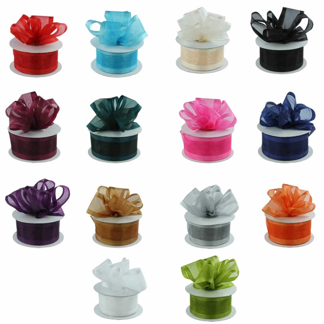 Satin Edge Sheer Ribbon | 1-1/2