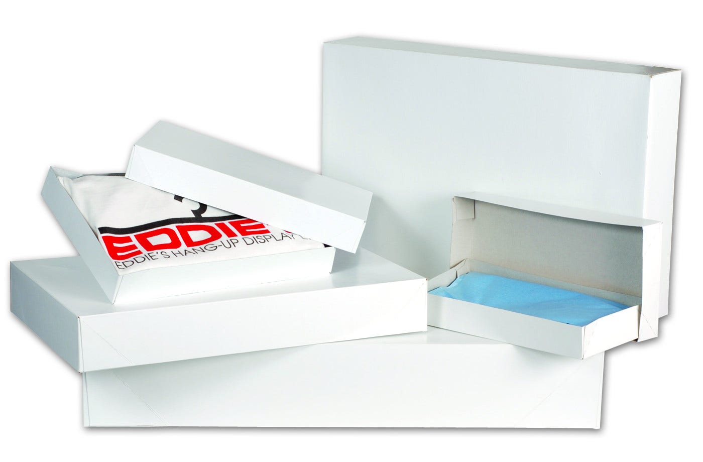 White Garment Boxes - Eddie's Hang-Up Display Ltd.